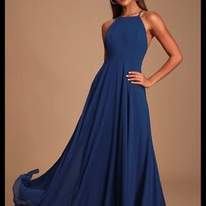 Lulu’s Navy Maxi Gown Dress